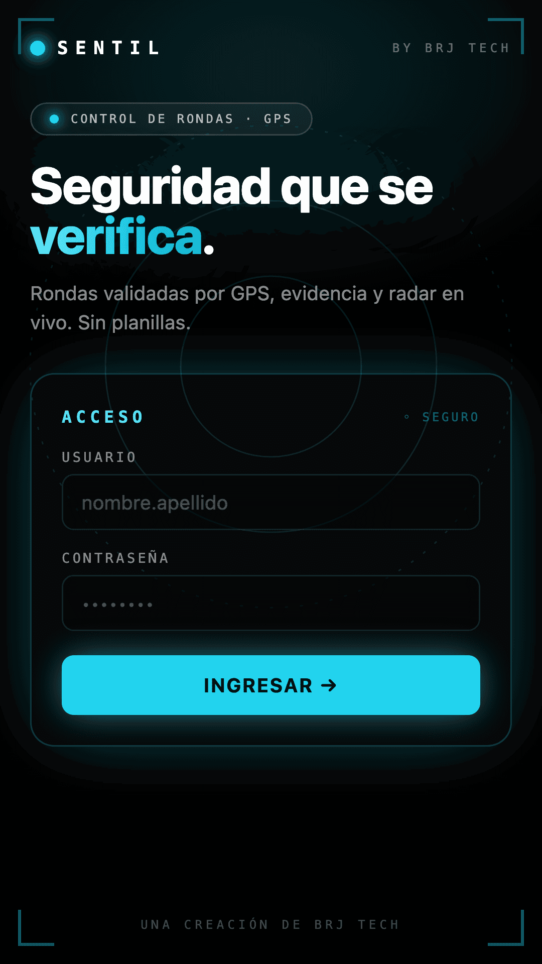 Sentil — Acceso del guardia